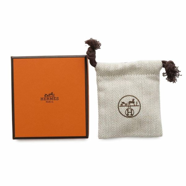 エルメス ピアス ミニ・ポップアッシュ マロングラッセ/ピンクゴールド金具 Hモチーフ HERMES Pop H ポップH