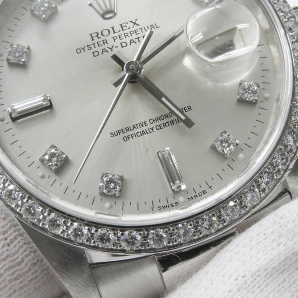 ロレックス デイデイト オイスターパーペチュアル Ptプラチナ 10PD 126234 ROLEX 腕時計 シルバー文字盤