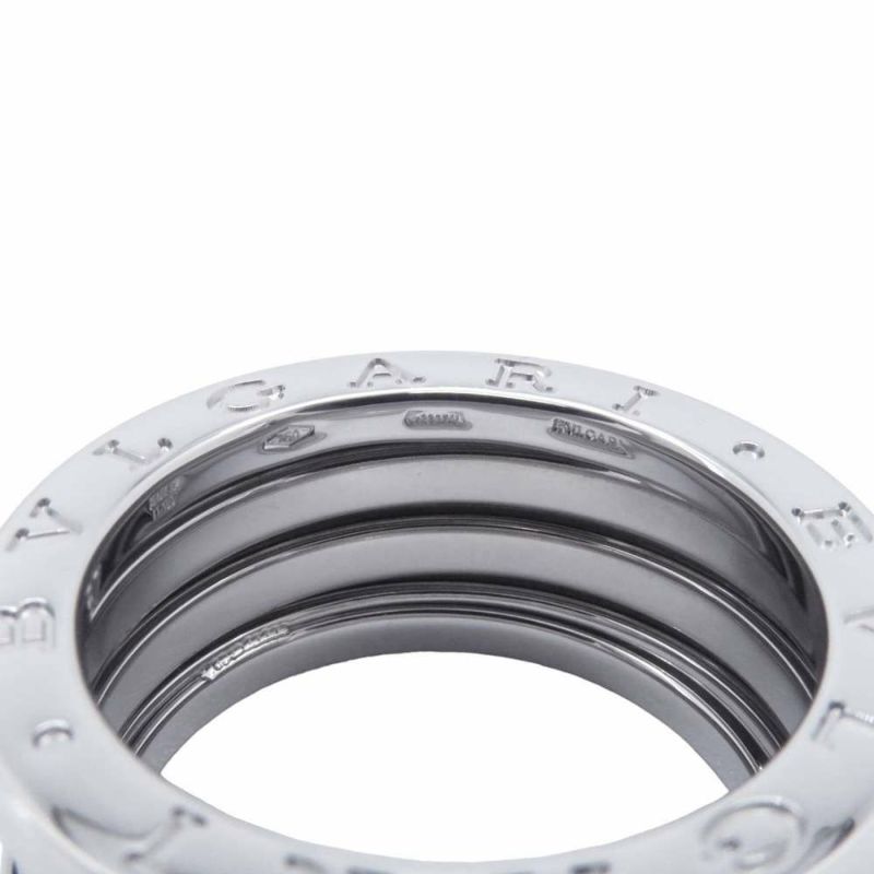 ブルガリ リング B-ZERO1 ビーゼロワン 3バンド K18WGホワイトゴールド リングサイズ57 BVLGARI