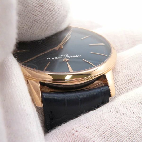 ヴァシュロンコンスタンタン パトリモニー K18PG 85180/000R-B515 VACHERON CONSTANTIN ブルー文字盤