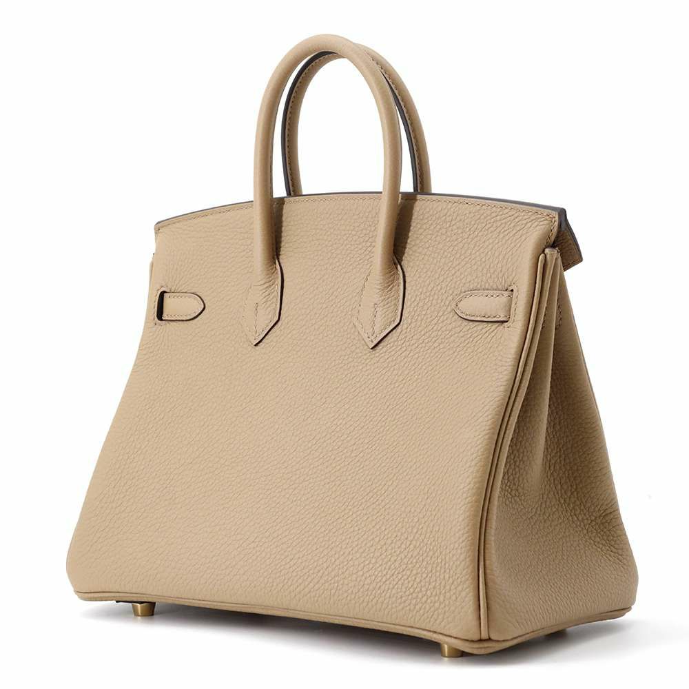 エルメス バーキン25 ベージュマルファ/ゴールド金具 トゴ B刻印 HERMES Birkin ハンドバッグ