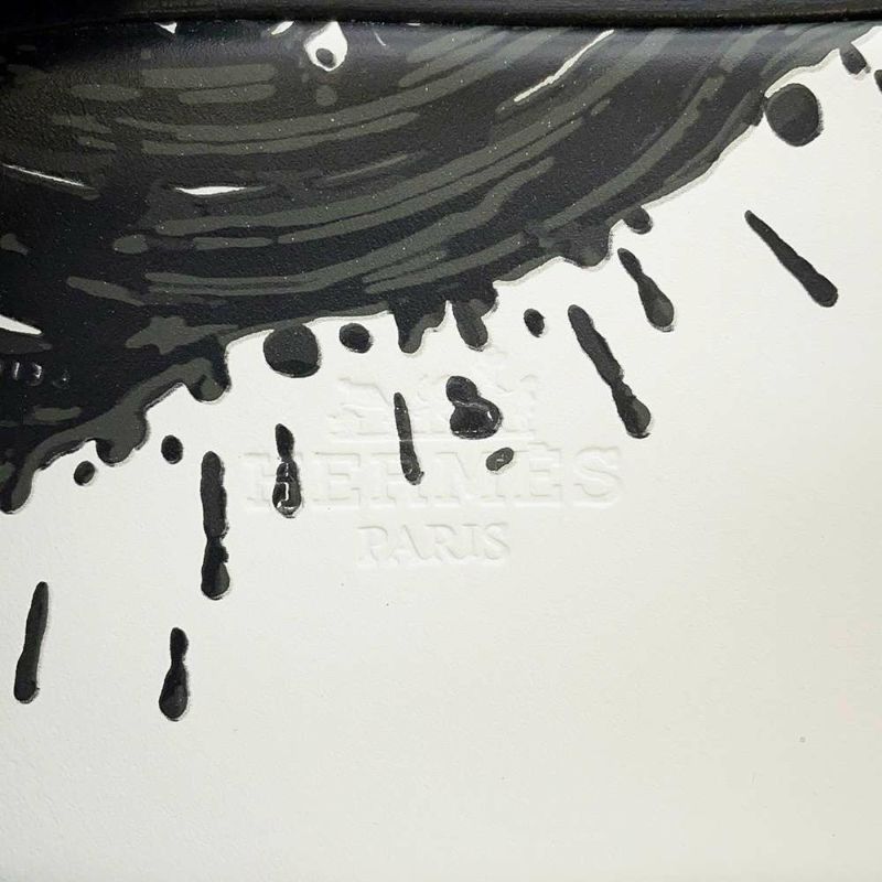 エルメス サンダル イズミール レザー メンズサイズ42 1/2 HERMES 黒 白