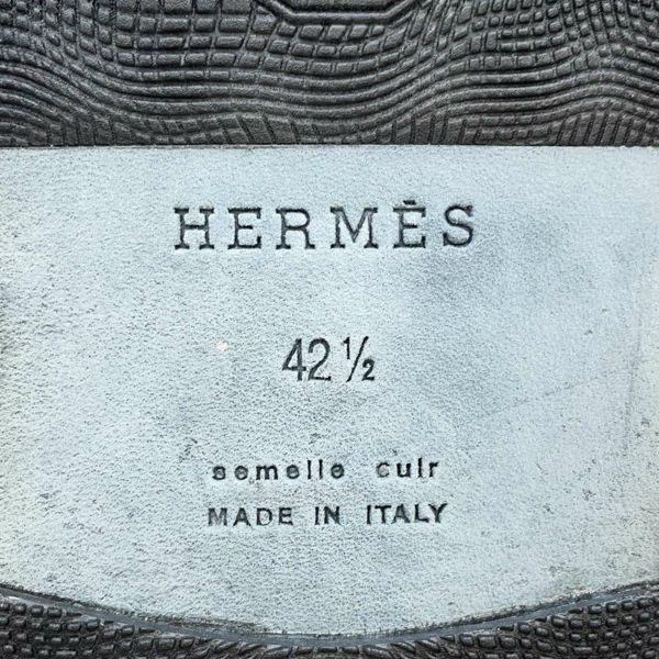 エルメス サンダル イズミール レザー メンズサイズ42 1/2 HERMES 黒 白