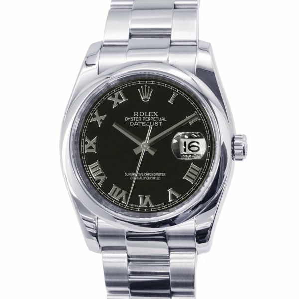 ロレックス デイトジャスト M番 116200 ROLEX 腕時計 黒文字盤