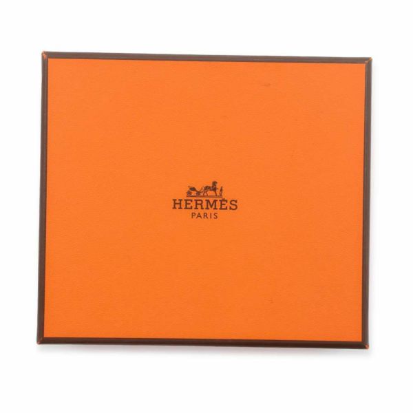 エルメス カードケース イリアード コンパクト ブルーザンジバル/シルバー金具 シェブルシャムキラ B刻印