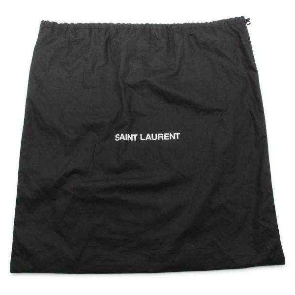 サンローランパリ トートバッグ リヴゴーシュ ストライプ キャンバス 617481 SAINT LAURENT PARIS 黒