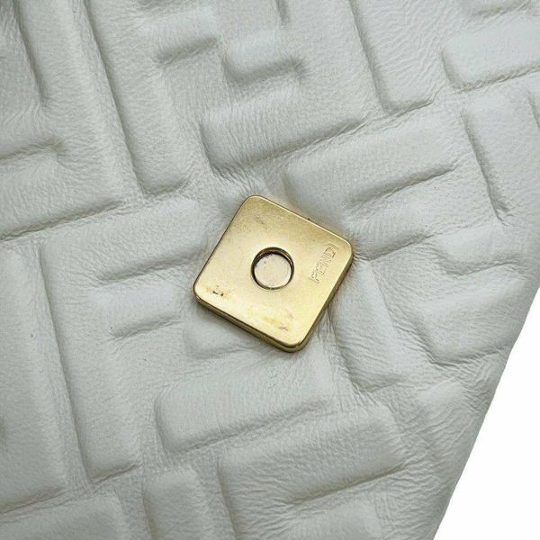 フェンディ チェーンショルダーバッグ ミディ バゲット レザー 8BR793 FENDI バッグ