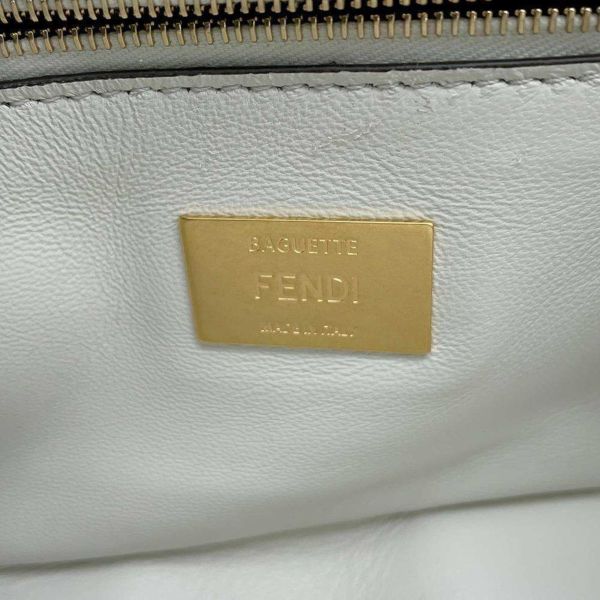 フェンディ チェーンショルダーバッグ ミディ バゲット レザー 8BR793 FENDI バッグ