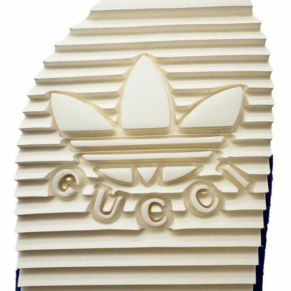 グッチ サンダル アディダス コラボ プラットフォーム 702412 メンズサイズ10 GUCCI Adidas 靴 白