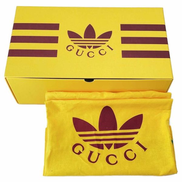 グッチ サンダル アディダス コラボ プラットフォーム 702412 メンズサイズ10 GUCCI Adidas 靴 白