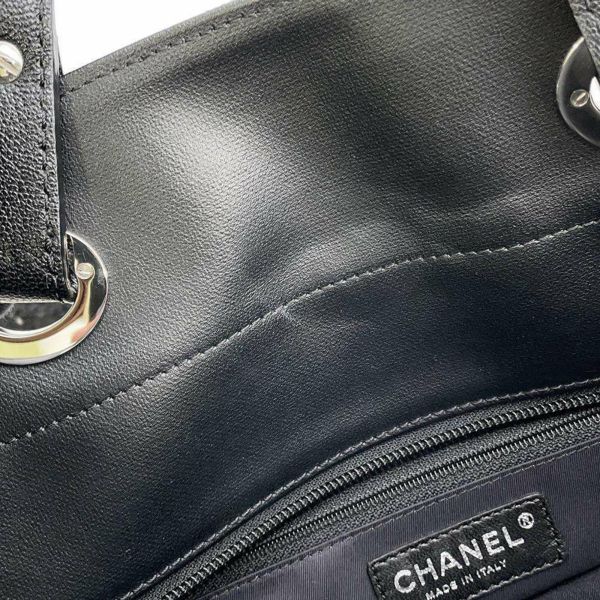 シャネル トートバッグ パリビアリッツ トートPM マトラッセ ココマーク スモール A34208 CHANEL バッグ 黒