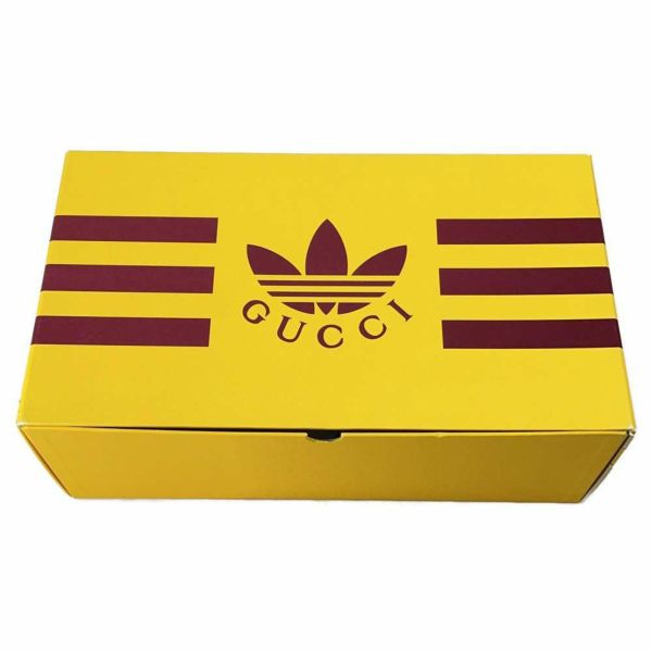 グッチ ローファー アディダスコラボ ホースビット レザー メンズサイズ7 702283 GUCCI adidas 靴 白