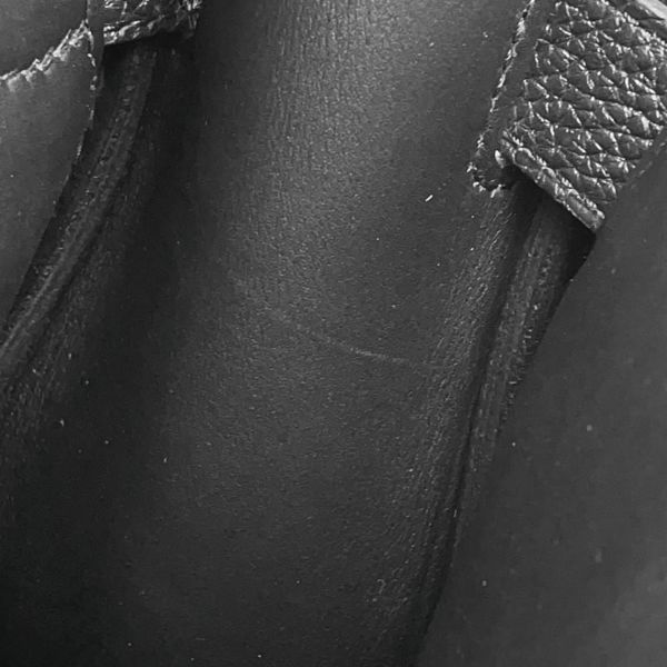 エルメス ボディバッグ ケリー アッカドPM ブラック/シルバー金具 トゴ W刻印 メンズ 黒