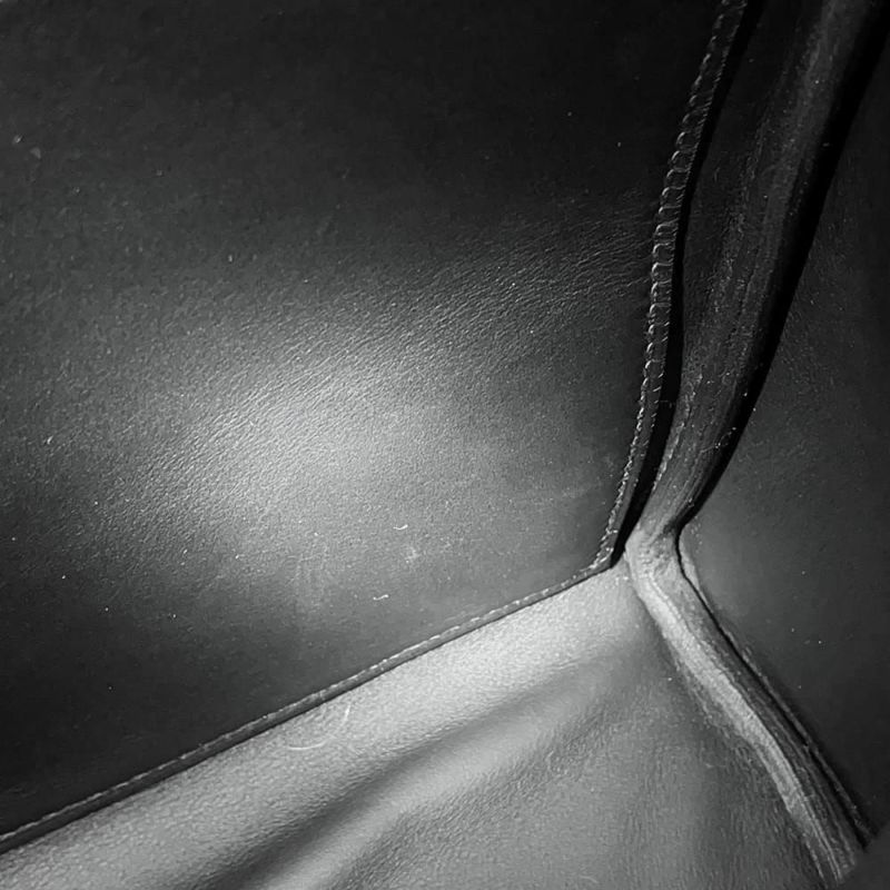 エルメス ボディバッグ ケリー アッカドPM ブラック/シルバー金具 トゴ W刻印 メンズ 黒