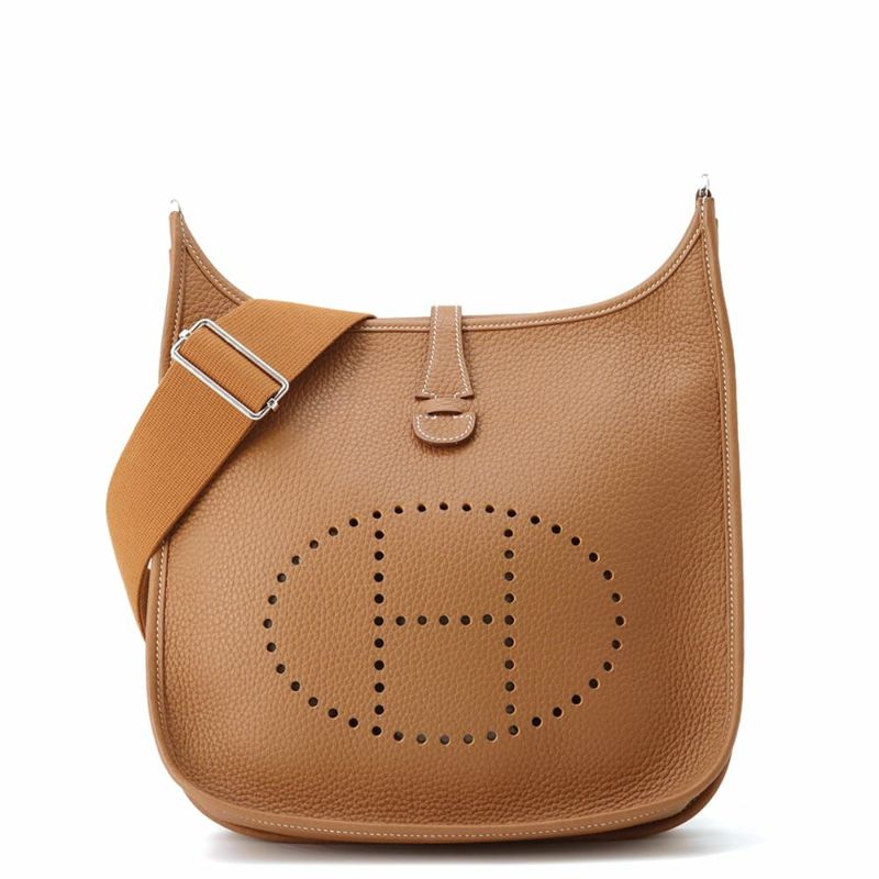 エルメス ショルダーバッグ エブリン3 PM ゴールド/シルバー金具 トリヨンクレマンス K刻印
