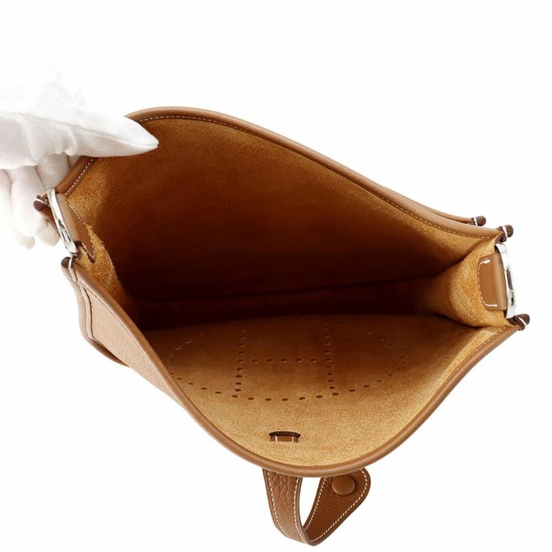 エルメス ショルダーバッグ エブリン3 PM ゴールド/シルバー金具 トリヨンクレマンス K刻印