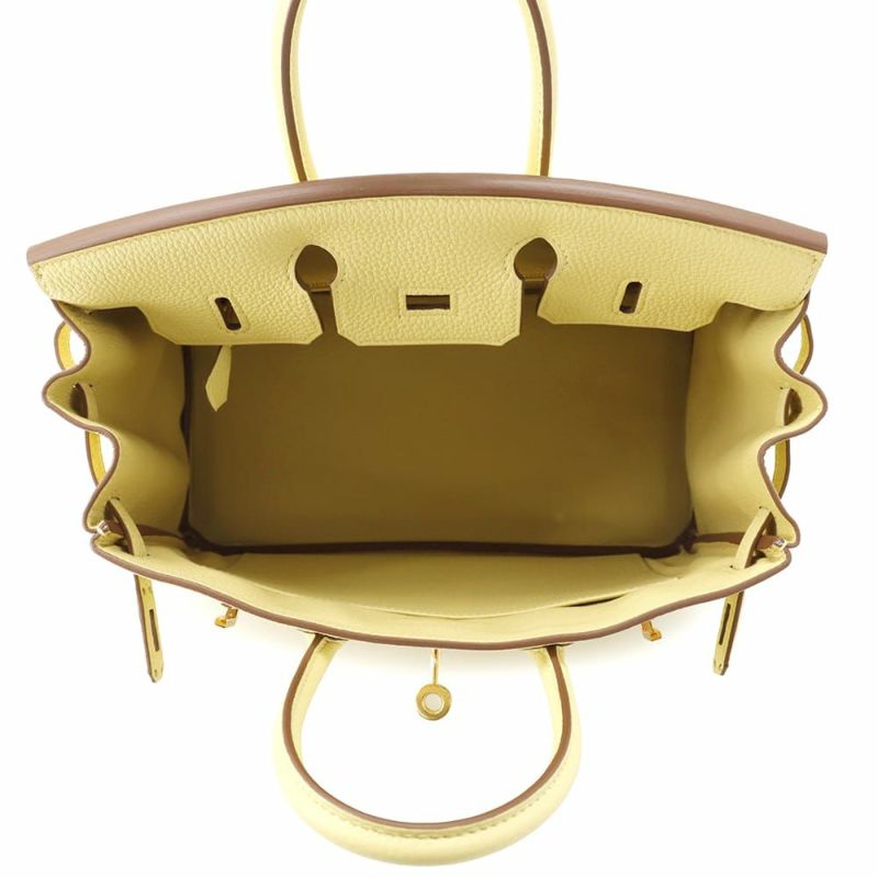 エルメス バーキン25 ジョーヌプッサン/ゴールド金具 トゴ Z刻印 HERMES Birkin ハンドバッグ