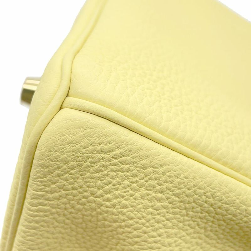 エルメス バーキン25 ジョーヌプッサン/ゴールド金具 トゴ Z刻印 HERMES Birkin ハンドバッグ