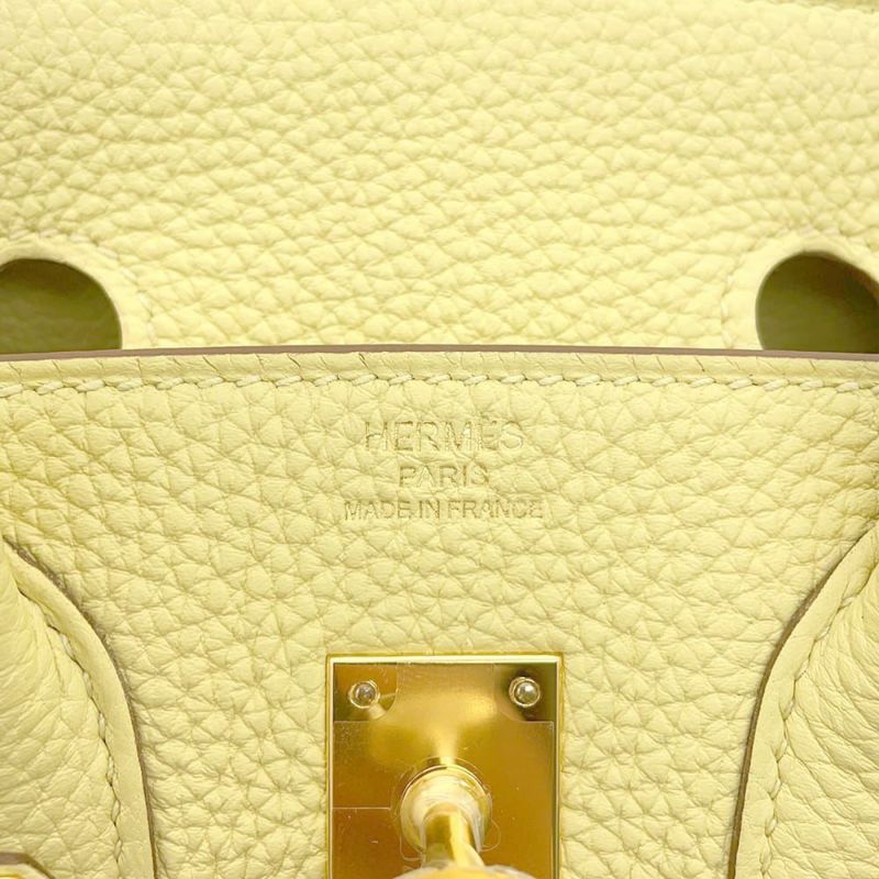 エルメス バーキン25 ジョーヌプッサン/ゴールド金具 トゴ Z刻印 HERMES Birkin ハンドバッグ