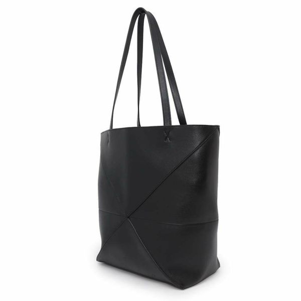 ロエベ トートバッグ パズルフォルド ミディアム レザー A657G50X01 LOEWE バッグ 黒