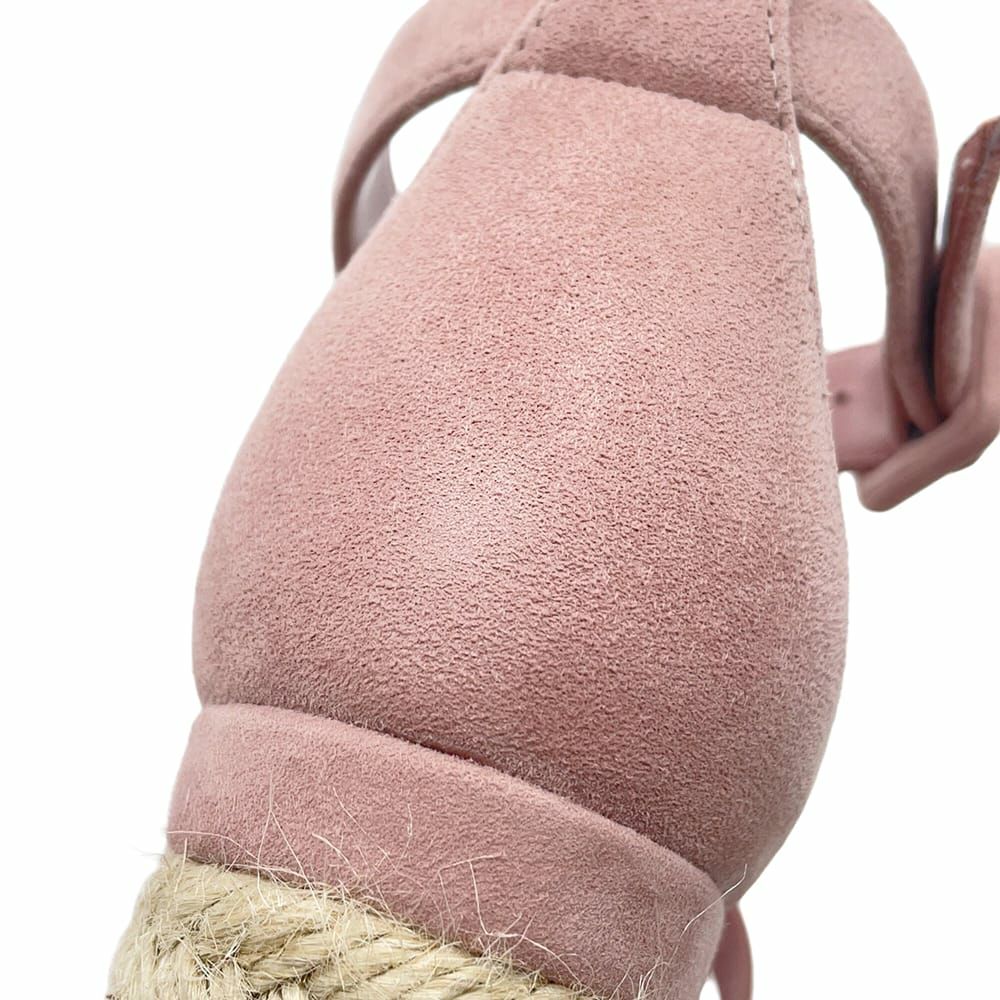 エルメス サンダル エルダ エスパドリーユ レザー ベロア レディースサイズ37 HERMES 靴