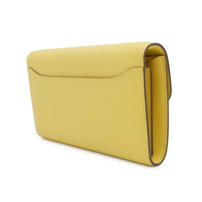 エルメス 長財布 コンスタンス トゥーゴー ロング ジョーヌナプル/シルバー金具 エプソン B刻印 HERMES
