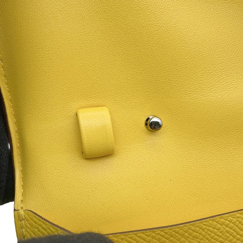 エルメス 長財布 コンスタンス トゥーゴー ロング ジョーヌナプル/シルバー金具 エプソン B刻印 HERMES