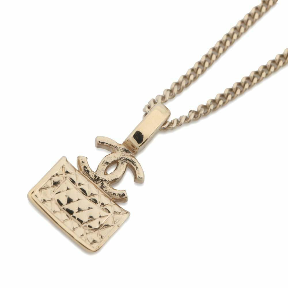 シャネル ネックレス ココマーク バッグモチーフ ラインストーン A23B ABB705 CHANEL アクセサリー