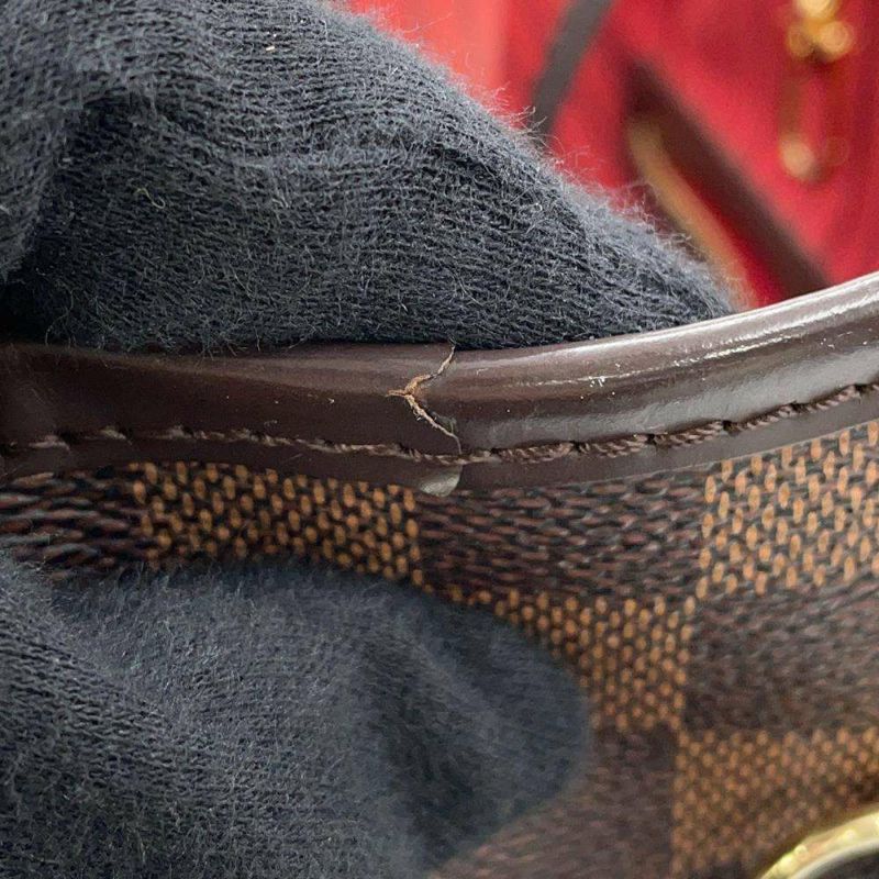 ルイヴィトン トートバッグ ダミエ・エベヌ ネヴァーフルMM ポーチ付き N41358 LOUIS VUITTON