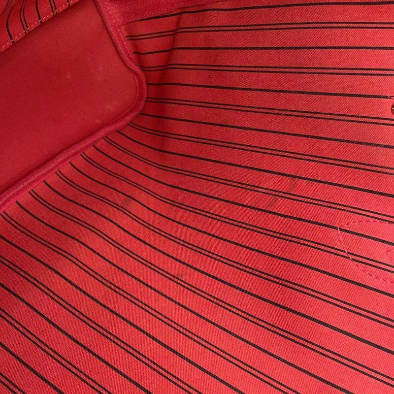 ルイヴィトン トートバッグ ダミエ・エベヌ ネヴァーフルMM ポーチ付き N41358 LOUIS VUITTON