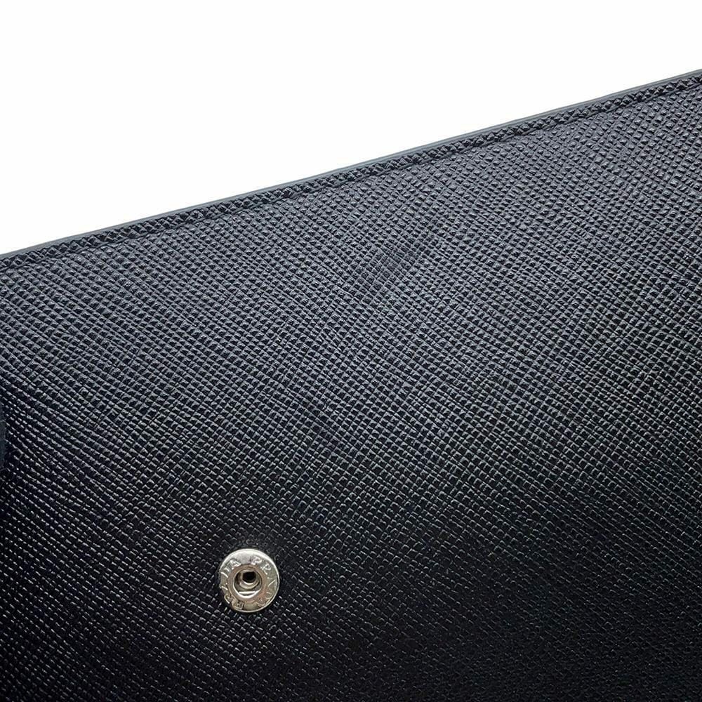 プラダ スマートフォンホルダー サフィアーノレザー 2ZH068 PRADA カードホルダー 黒