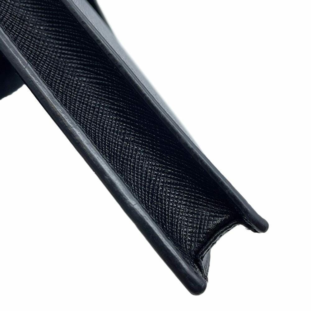 プラダ スマートフォンホルダー サフィアーノレザー 2ZH068 PRADA カードホルダー 黒