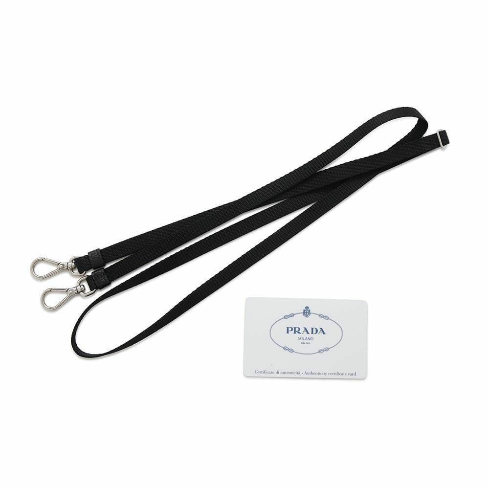プラダ スマートフォンホルダー サフィアーノレザー 2ZH068 PRADA カードホルダー 黒