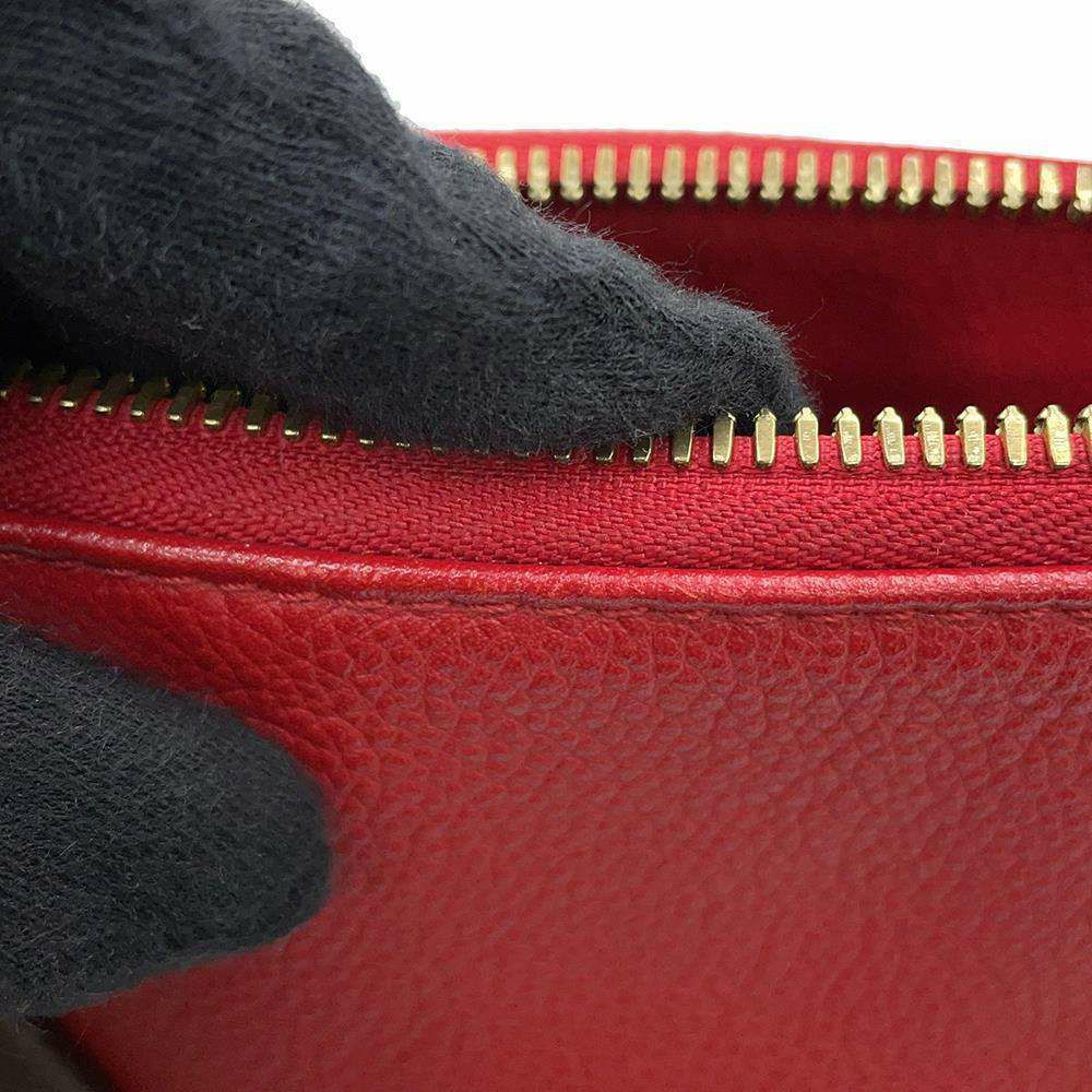 ルイヴィトン ハンドバッグ モノグラム VトートBB M43966 LOUIS VUITTON 2way レッド