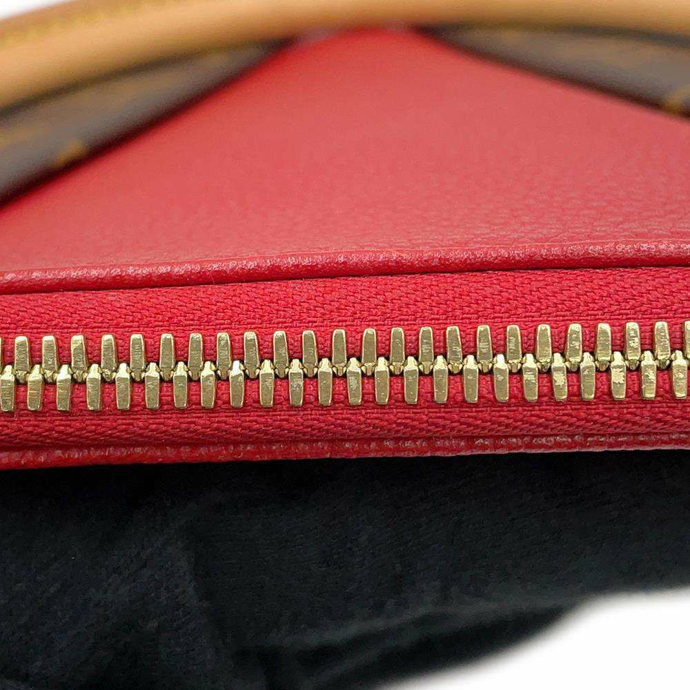 ルイヴィトン ハンドバッグ モノグラム VトートBB M43966 LOUIS VUITTON 2way レッド