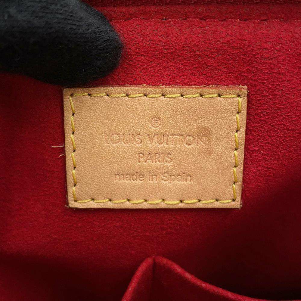 ルイヴィトン ハンドバッグ モノグラム VトートBB M43966 LOUIS VUITTON 2way レッド