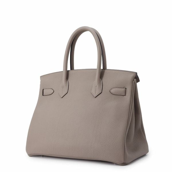 エルメス バーキン30 グリアスファルト/シルバー金具 トゴ C刻印 HERMES Birkin ハンドバッグ