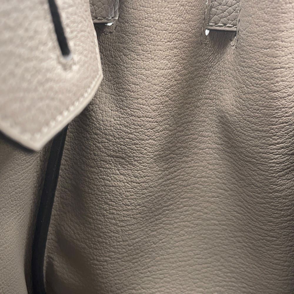 エルメス バーキン30 グリアスファルト/シルバー金具 トゴ C刻印 HERMES Birkin ハンドバッグ