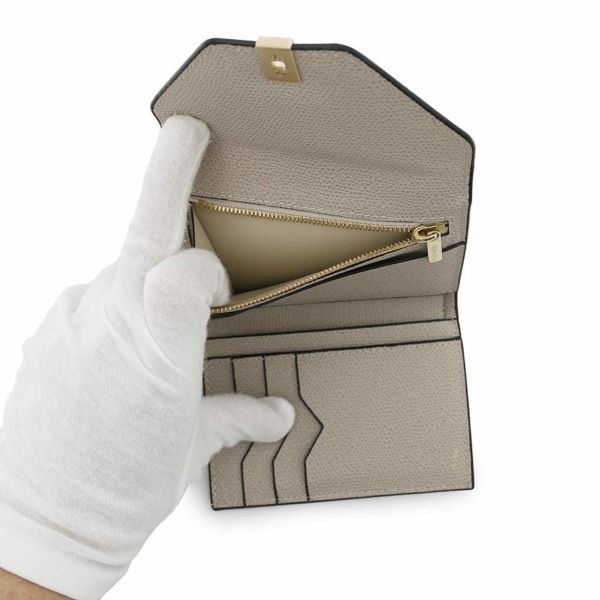 デルヴォー 三つ折り財布 イジィデ ウォレット レザー SGES0005028LOCPS99PD Delvaux 財布