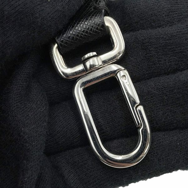 プラダ ハンドバッグ ブリック サフィアーノレザー 2VH069 PRADA 2way 黒