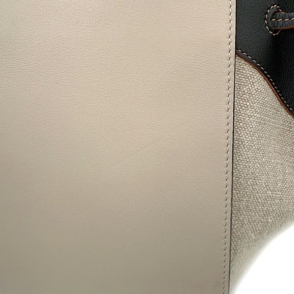 ロエベ ハンドバッグ ハンモック スモール リネン レザー A538Z95X09 LOEWE 2way 黒