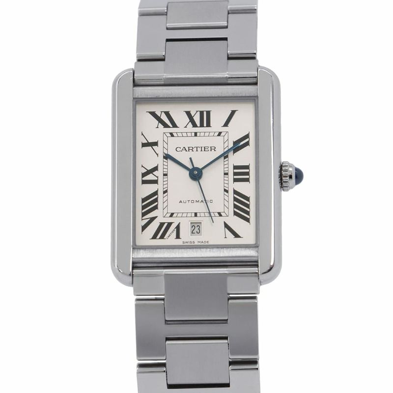 カルティエ タンク ソロ XL W5200028 Cartier 腕時計 ウォッチ TANK SOLO ブレス シルバー文字盤