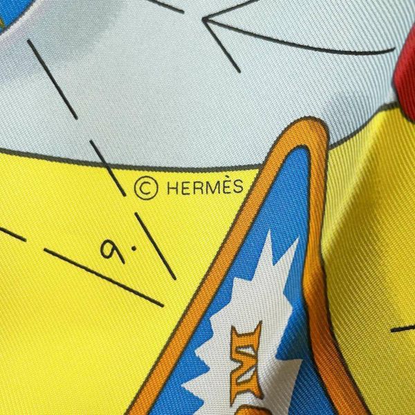 エルメス スカーフ カレ90 ティーフォートゥー TEA FOR TWO HERMES シルク 2023年春夏