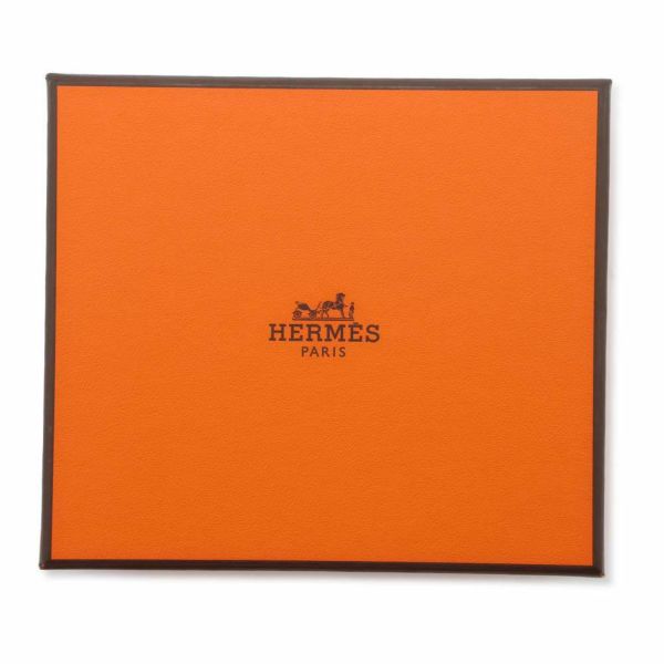 エルメス カードケース ベアン ローズサクラ/シルバー金具 シェブルミゾル Z刻印 HERMES 財布