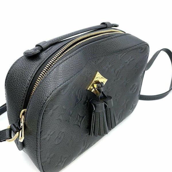 ルイヴィトン ショルダーバッグ モノグラム・アンプラント サントンジュ M44593 LOUIS VUITTON タッセル ブラック 黒