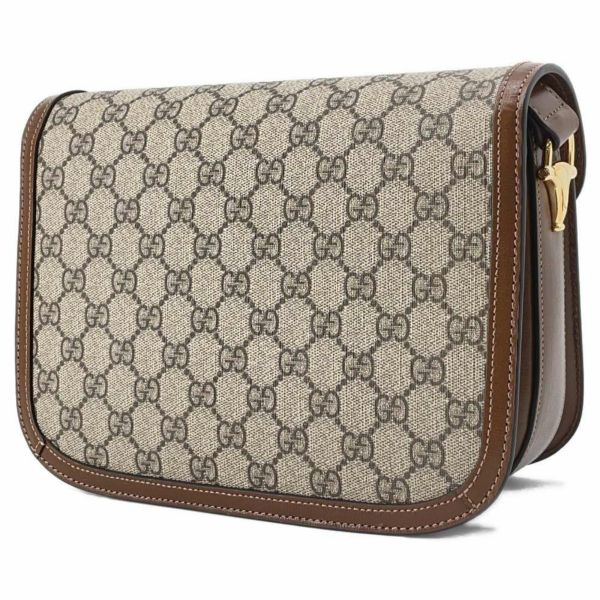 グッチ ショルダーバッグ 1955 ホースビット GGスプリーム ベージュ 602204 GUCCI バッグ ブラウン