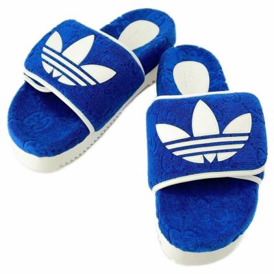 グッチ サンダル アディダスコラボ プラットフォーム GGコットン メンズサイズ9 702412 GUCCI adidas 靴 白 |  中古・新品ブランド販売ギャラリーレア公式通販