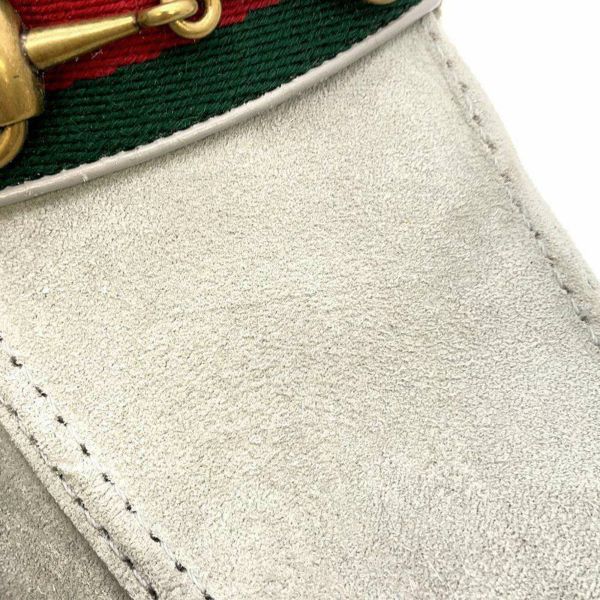 グッチ ローファー アディダスコラボ ホースビット スエード メンズサイズ8 GUCCI adidas 靴 ビジネスシューズ