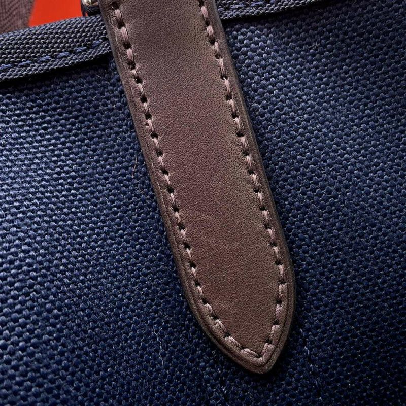 エルメス サックドパンサージュ グルーム SAC DE PANSAGE GROOM ネイビー/フー W刻印 2way