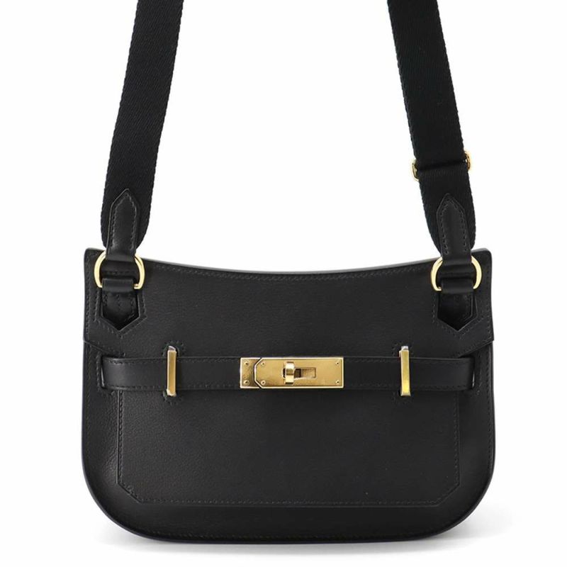 エルメス ジプシエール ミニ ブラック/ゴールド金具 エバーカラー B刻印 HERMES バッグ 黒